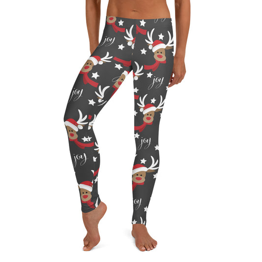 RED NOSED REINDEER LEGGINGS