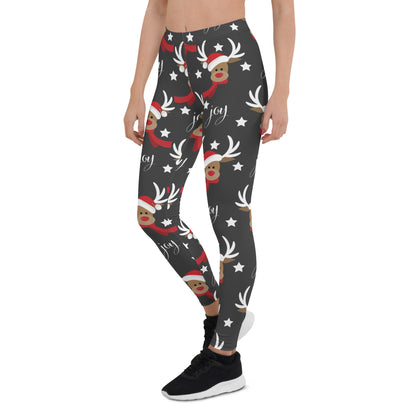 RED NOSED REINDEER LEGGINGS